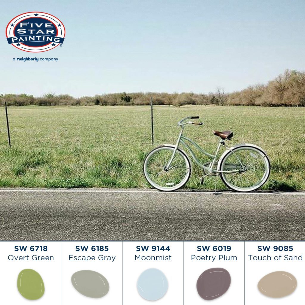 Early summer color palette from Five Star Painting